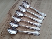 POSREBRZANE ŁYŻECZKI DO KAWY FILIŻANKI DANIA 