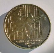 2004 #02 Moneta Ukraina 2 UAH Mistrzostwa Świata FIFA 2006