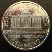 Wiedeńscy Filharmonicy, 2015 r., srebrne monety bulionowe, tuba 20 szt.