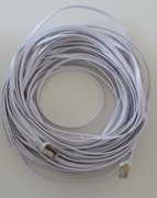 Biały kabel Ethernet Cat 7 (20 metrów)
