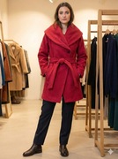 Karen Millen płaszcz wełna, alpaka, kaszmir