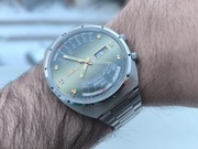 STAN NOWY zegarek orient OLIWKOWY cesarski patelnia ni seiko citizen slava