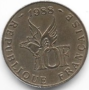 Francja 10 fr.1988 okol.