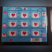 Arkusik  czysty stemplowany Kocham Cię