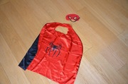 przebranie spiderman peleryną + maska 4-7 lat
