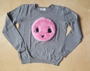 ZIMA - Bluza H&M z emotką r.10 lat