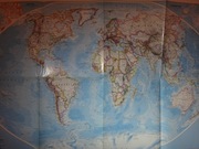 MAPA POLITYCZA ŚWIATA - National Geographic - skala 1 : 51 000 000