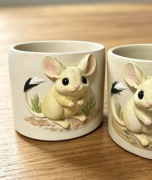 Customowe osłonki 3D na doniczki ze zwierzakami 