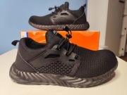 Nowe Lekkie Wygodne Przewiewne Buty BHP robocze rozmiar 41 - 26.4 cm czarne
