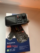 TRANSMITER BLUETOOTH 5.0 FM ZESTAW GŁOŚNOMÓWIĄCY QC3.0 SD BASS DUŻY LCD 24V