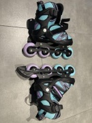 Rolki niebiesko-fioletowe Nils Extrime 35-38