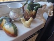 Wazon Bolesławiec i inne porcelanowe z PRL