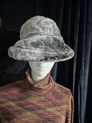 Czapka vintage futro sztuczne Georgia Rianne 