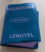 Miniatura Słownik minimum polsko węgierski węgiersko polski  6x9 1975