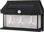Lampa solarna LED z czujnikiem ruchu oświetlenie do ogrodu podjazdu tarasu