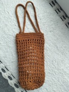 Torebka musztardowa handmade vintage Boho Mango 