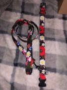 Smycz dla psa wzory 3cm 150cm Cobalt_Dog_Handmade