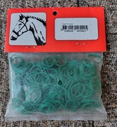 Gumki do grzywy i ogona zielone 