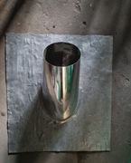 Przepust dachowy kominowy 60/100, z płyta ołowianą