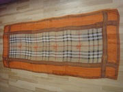 szal Burberry piękny duży szal jedwab Warszawa