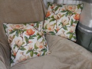 Komplet 2szt poszewki 40x40cm na zakładkę szyte własnoręcznie / bawełna