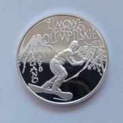 10zł 1998r Nagano Zimowe Igrzyska Olimpijskie Mennicza