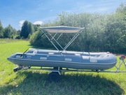 Ponton z silnikiem Yamaha 25/12 + przyczepka 