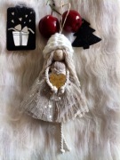 Aniołek handmade, zawieszka, prezent 