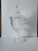 Cukiernica, bomboniera ze szkła kryształowego, stan bardzo dobry