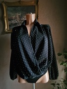 Koszula bluzka damska body czarna blink blink