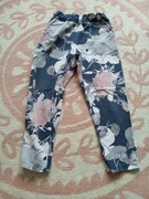 Cienkie spodnie dziewczęce 122 