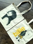 Torby bawełniane torebki tote bag bawełna billie eilish zestaw 