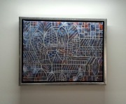 Obraz na płótnie 30x40. Z serii Galaktyka.  Tytuł Zamek.