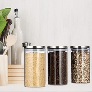 Pojemniki na żywność zestaw 3 szt po 1L szklane