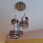 Żyrandol prl  vintage 