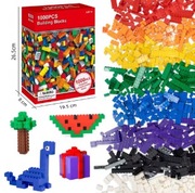 Klocki konstrukcyjne 1000 szt. – kompatybilne z LEGO - Zestaw dla każdego