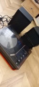 Czerwony Telefunken Hit 2000 LS (Unitra) + Głośniki Tonsil + 3 PŁYTY