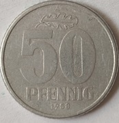 Monety 50 fenigów 1958,1971