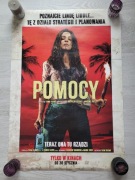 Plakat kinowy z filmu Pomocy horror thriller