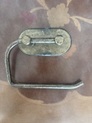 Wieszak Mosiężny na papier toaletowy vintage