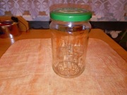 Słoik szklany z wieczkiem słoiki na przetwory miód dżemy 385ml 1 szt