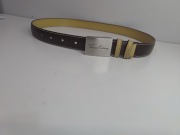 Pasek skórzany vintage thomas burberry