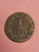 264#N STARA HOLANDIA 1 CENT 1883 ROK RZADKA 