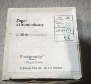 Zegar  astronomiczny ZE-03 jednokanałowy