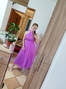 Sukienka fioletowa tiulowa