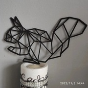 Wiewiórka - Geometryczna ozdoba a4