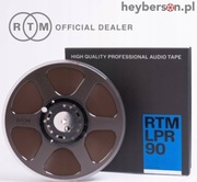 NOWA TAŚMA RTM LPR90 1/4" 1100m NA SZPULI PCV 26,5cm