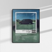 Plakat Kendrick Lamar good kid, m.A.A.d city 40 cm x 50 cm