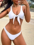 Białe bikini Zaful rozmiar S 