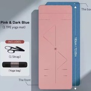 WESTTUNE mata do jogi 6mm z paskiem i torbą, antypoślizgowa